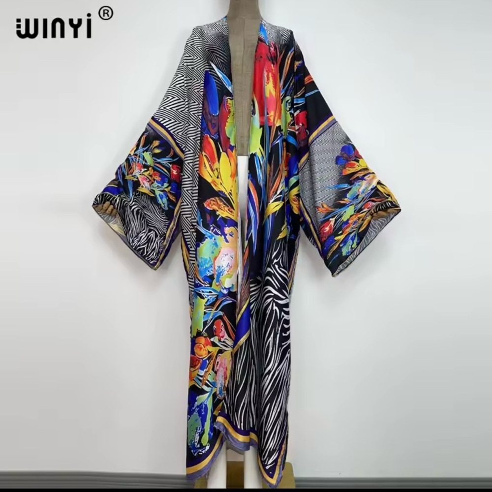 Colorful Kimono Robe